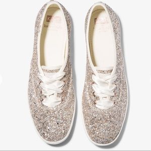 Never worn! Kate Spade Rose Gold Glitter K…